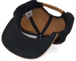 Värmland Canvas Flatbrim Caramel/Black Earflap - Wild Spirit