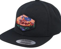 Vulcano Black Snapback - Wild Spirit