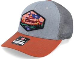 Vulcano Heather Grey/Charcoal/Dark Orange Trucker - Wild Spirit
