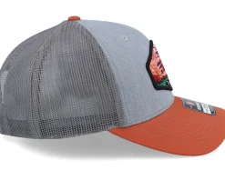 Vulcano Heather Grey/Charcoal/Dark Orange Trucker - Wild Spirit