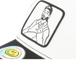 W Sign Boy Patch White/Black Trucker - Lucid Smile