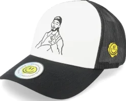 W Sign Boy Retro Black/White/Black Trucker - Lucid Smile