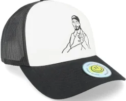 W Sign Boy Retro Black/White/Black Trucker - Lucid Smile