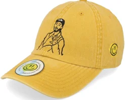 W Sign Boy Washed Mustard Dad Cap - Lucid Smile