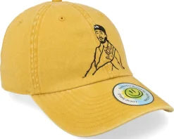 W Sign Boy Washed Mustard Dad Cap - Lucid Smile