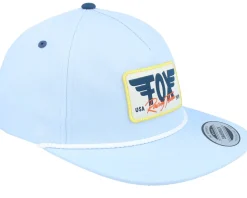 W Winged Hat Pl Blue Snapback - Fox