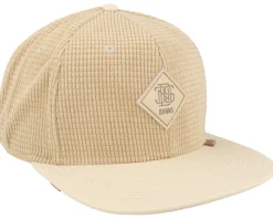 Waffle Corduroy Beige Snapback - Djinns