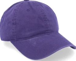 Wai Washed Dark Purple Mom Cap - Wei