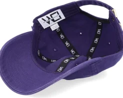 Wai Washed Dark Purple Mom Cap - Wei