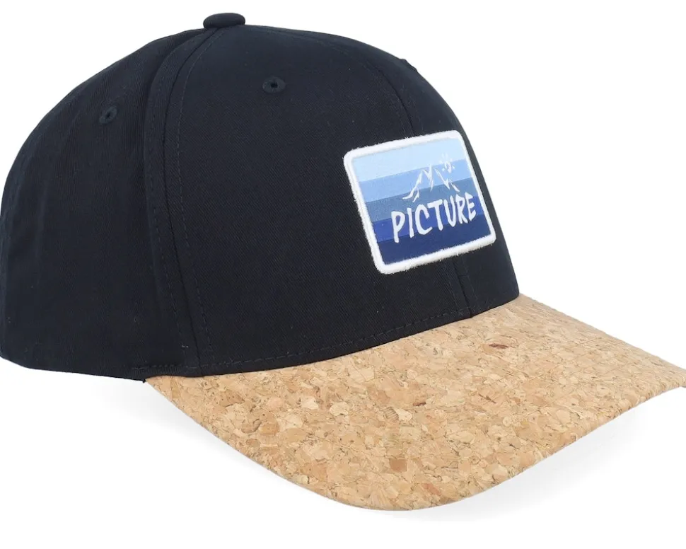 Wakopa Bb Cap A Black/Cork Adjustable - Picture