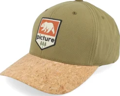 Wakopa Bb Cap Army Green/Cork Adjustable - Picture