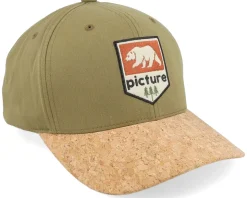 Wakopa Bb Cap Army Green/Cork Adjustable - Picture