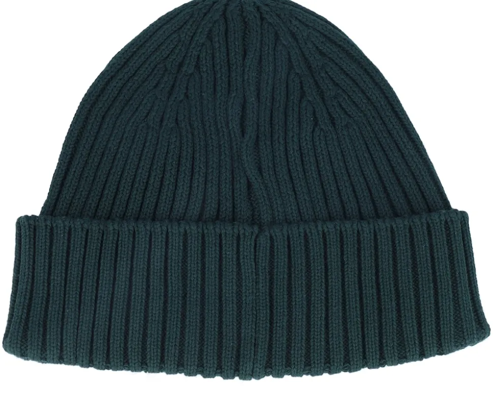 Walter Cotton Rib Beanie Pine Green - Les Deux