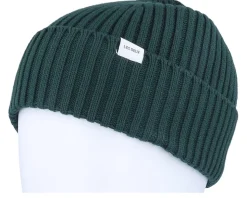 Walter Cotton Rib Beanie Pine Green - Les Deux