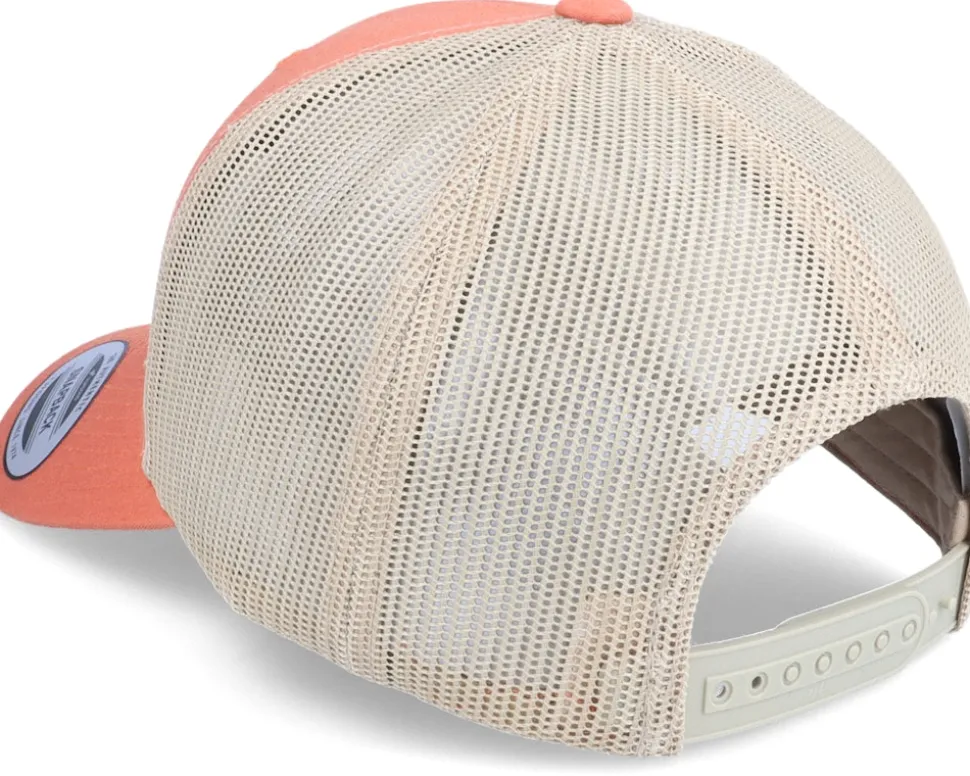 Wanderlust Logo Orange/Khaki Trucker - Wild Spirit