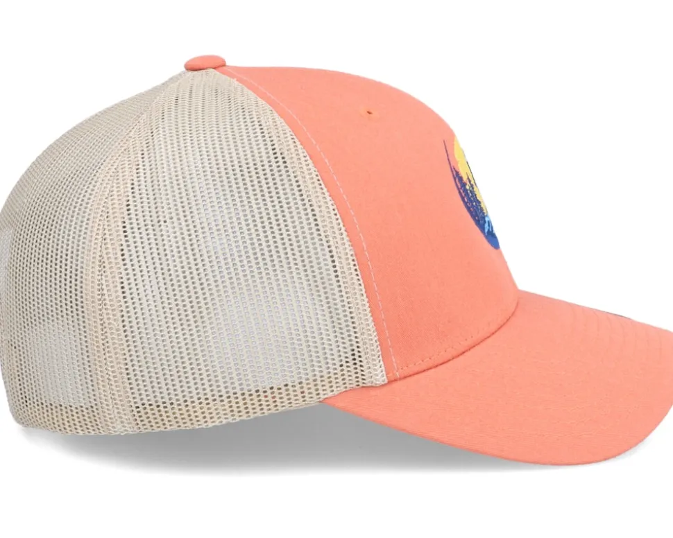 Wanderlust Logo Orange/Khaki Trucker - Wild Spirit