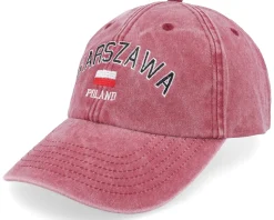 Warszawa Poland Washed Green Dad Cap - Iconic