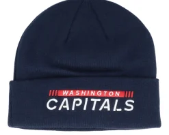 Washington Capitals Authentic Pro Game&Train Knit Athl Navy Cuff - Fanatics