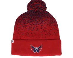 Washington Capitals Iconic Gradiant Beanie Pom Athl Red-Athl Pom - Fanatics