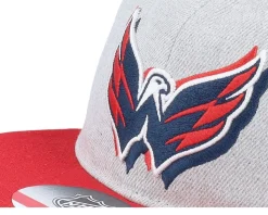 Washington Capitals NHL Deadstock Heather Grey/Navy/Red Snapback - Outerstuff
