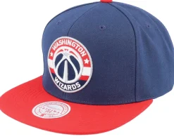 Washington Wizards Core Basic Navy/Red Snapback - Mitchell & Ness