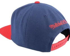 Washington Wizards Core Basic Navy/Red Snapback - Mitchell & Ness