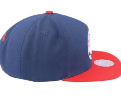 Washington Wizards Core Basic Navy/Red Snapback - Mitchell & Ness