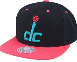 Washington Wizards Tone Santa Ana 2 Black/Pink Snapback - Mitchell & Ness