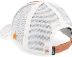 Waters Low Hooked Cap Burnt Orange/White Trucker - SQRTN