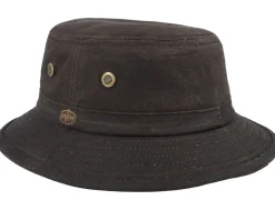 Wax Cotton Brown Bucket - MJM Hats