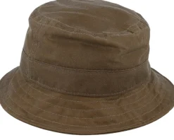 Waxed Organic Cotton Brown Bucket - Stetson