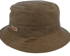 Waxed Organic Cotton Brown Bucket - Stetson