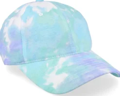 Wega Tie Dye Teal/Purple/White Mom Cap - Wei