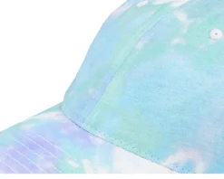 Wega Tie Dye Teal/Purple/White Mom Cap - Wei
