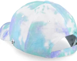 Wega Tie Dye Teal/Purple/White Mom Cap - Wei