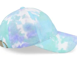 Wega Tie Dye Teal/Purple/White Mom Cap - Wei