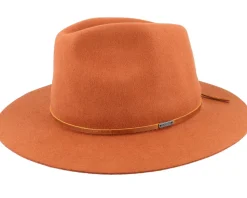 Wesley Packable Caramel Fedora - Brixton
