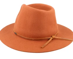Wesley Packable Caramel Fedora - Brixton