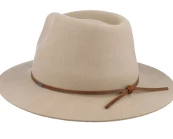 Wesley Sand/Brown Fedora - Brixton