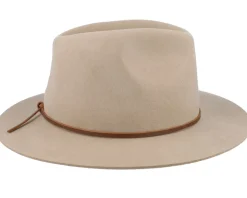Wesley Sand/Brown Fedora - Brixton
