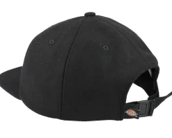 West Vale Cap Black Strapback - Dickies