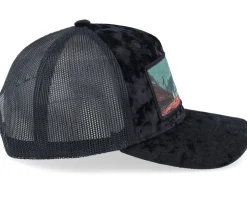 Western Outlaws & Cowboys Velvet Black Trucker - Calza Pennello