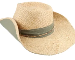 Western Raffia Beige Straw Hat - Stetson