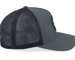 Wetsuit Icon Washed Black A-Frame Trucker - Rip Curl
