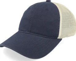 Wezi Blue/Beige Soft Trucker Cap - Wei