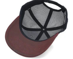 112wf Fremont Split Burgundy/Black Trucker - Richardson
