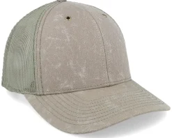 112wf Fremont Split Khaki/Loden Trucker - Richardson