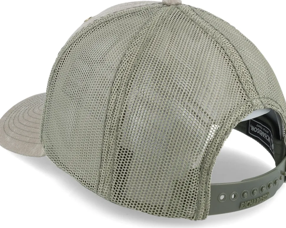 112wf Fremont Split Khaki/Loden Trucker - Richardson