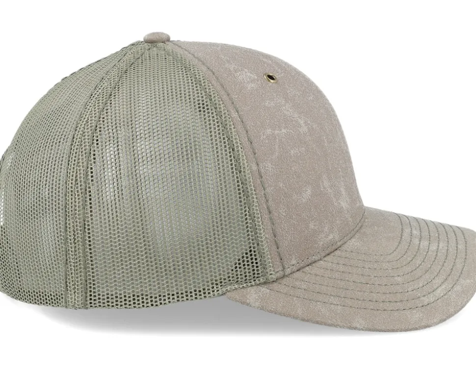 112wf Fremont Split Khaki/Loden Trucker - Richardson
