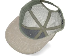 112wf Fremont Split Khaki/Loden Trucker - Richardson